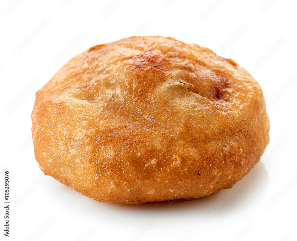 meat pie belyash on white background meat pie belyash on white background