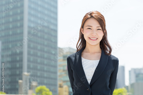 笑顔の女性　ビジネス photo