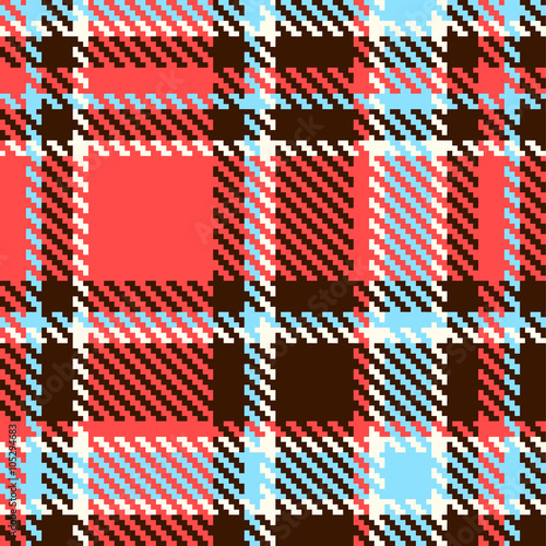 Seamless checkered vector pattern