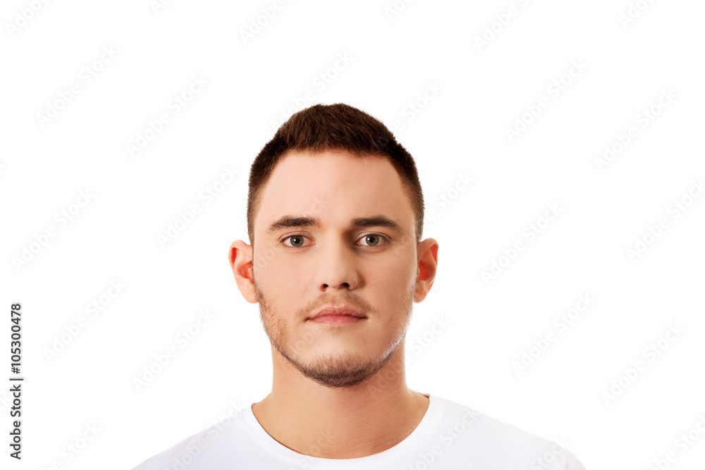 Obraz premium Portrait of young handsome man