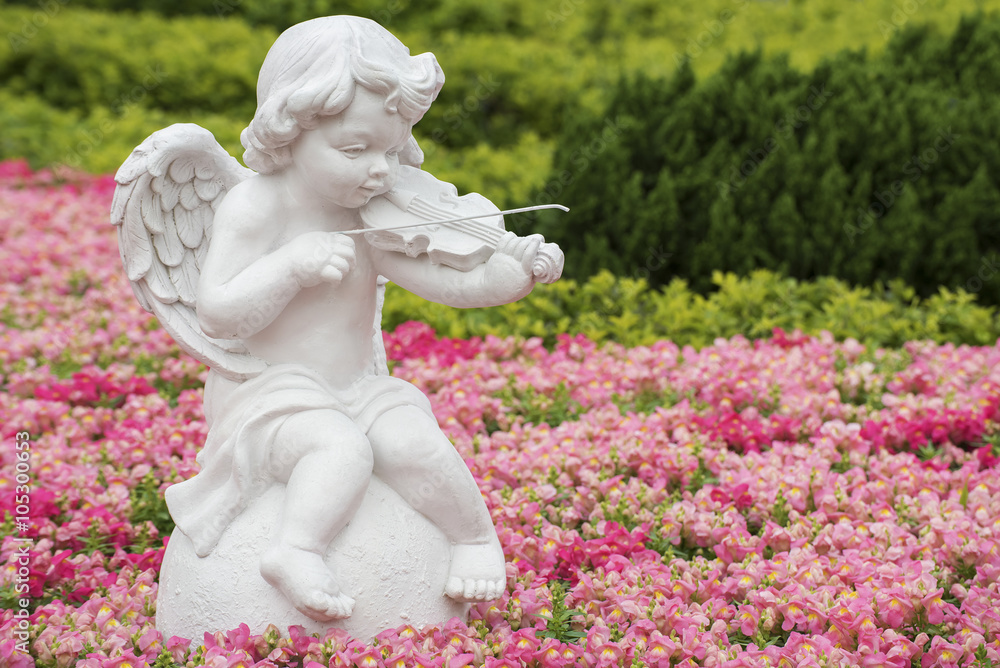 Sculpture of angel in Park Sculpture of angel in Park