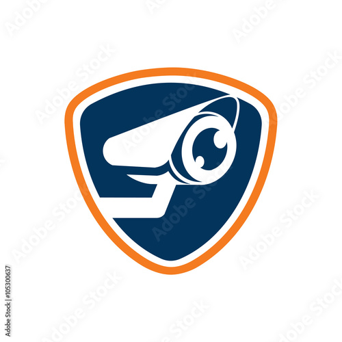 Security Surveillance Eye Camera Watch Logo Icon Template
