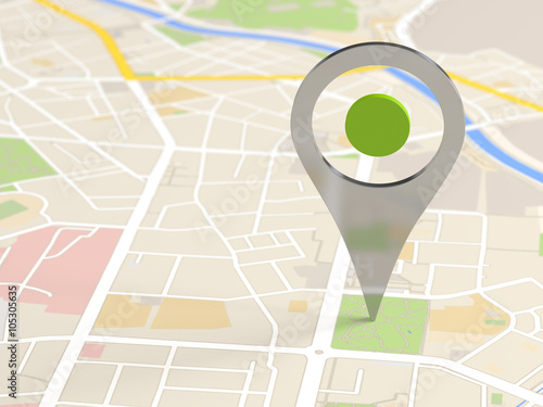 Photos map locator icon