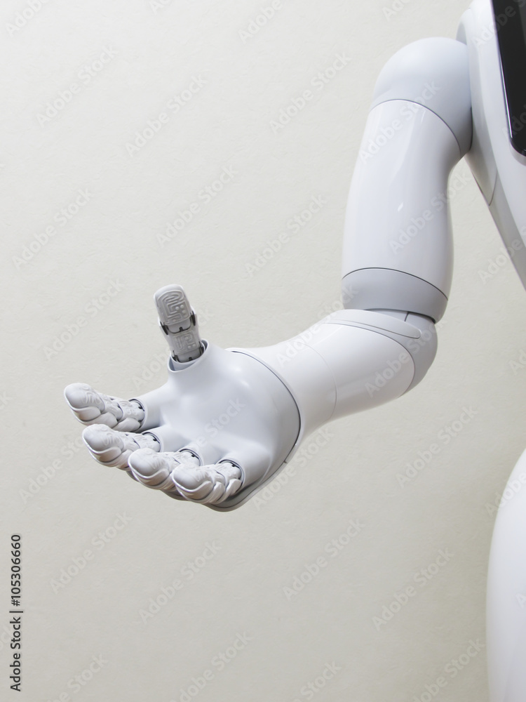 握手のロボットの手 Stock イラスト Adobe Stock