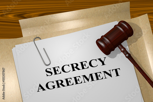 Secrecy Agreement concept