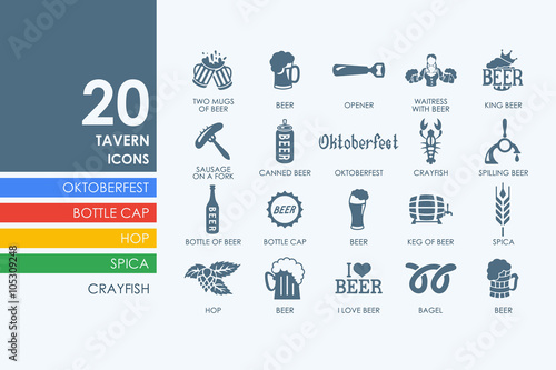 Set of beer icons