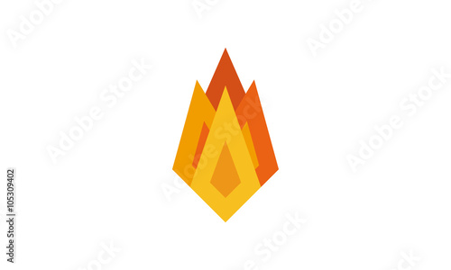 Fire Logo Template