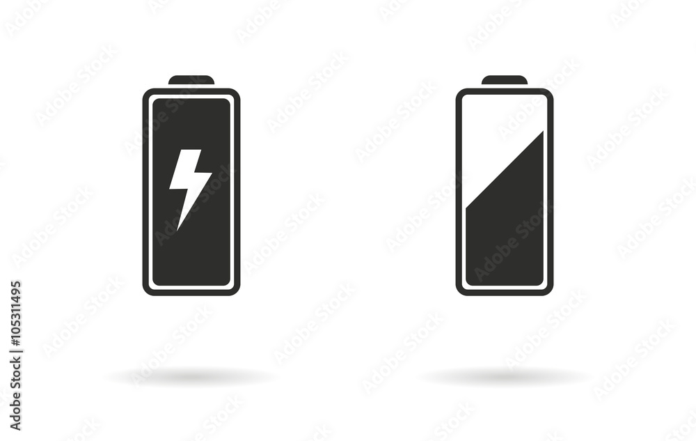 Battery - vector icon. Battery - vector icon.