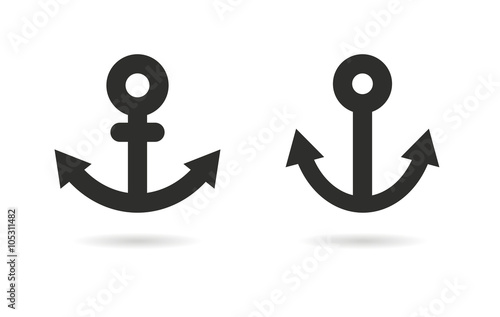 Anchor - vector icon.