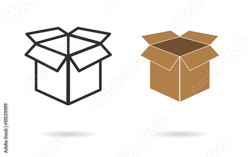 Box - vector icon.