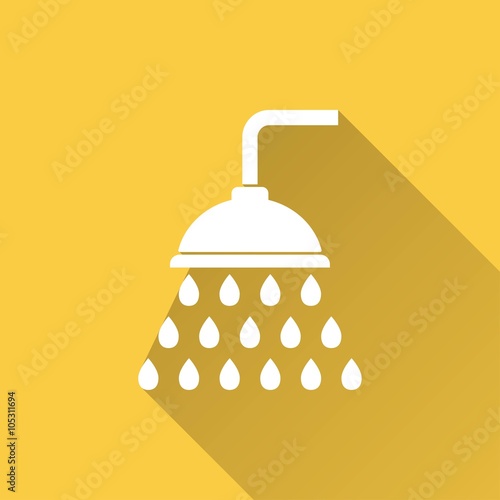 Shower - vector icon.