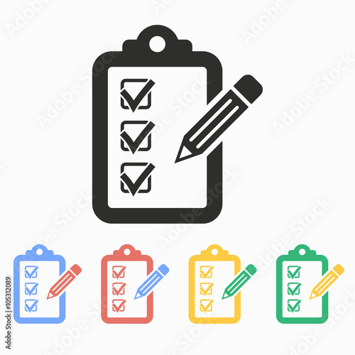 Checklist - vector icon.