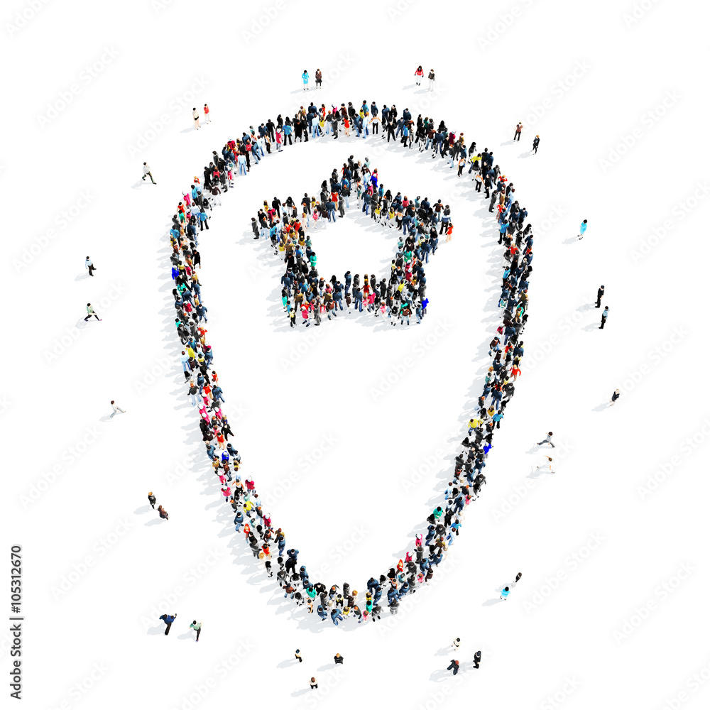people map pointer icon people map pointer icon