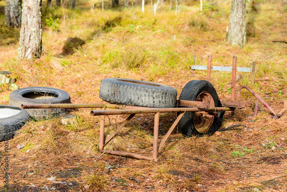 Tire wagon Tire wagon