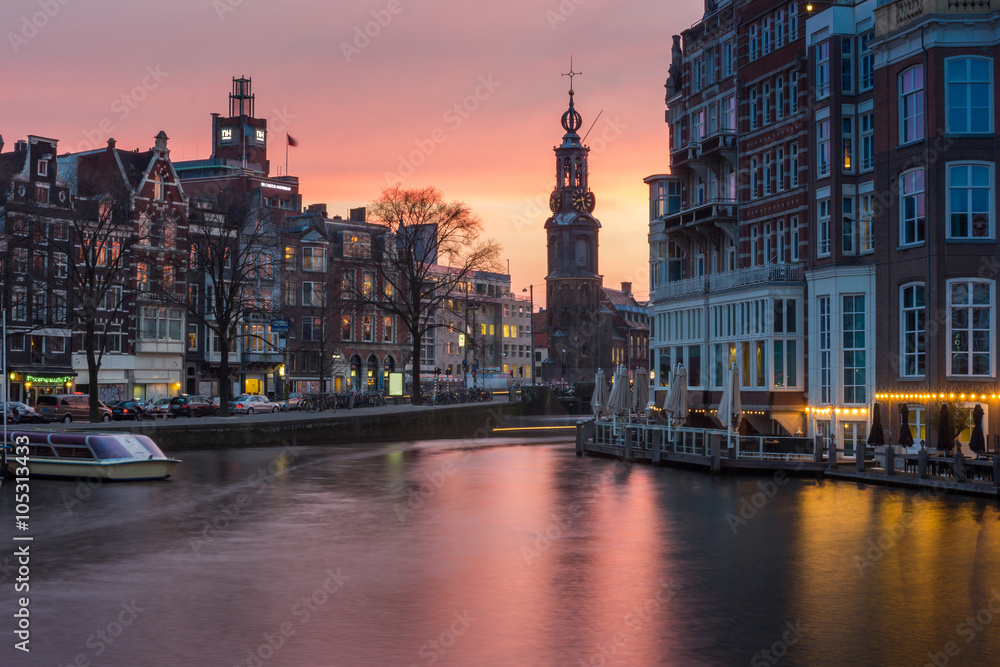 Fototapeta premium Amsterdam in Holland