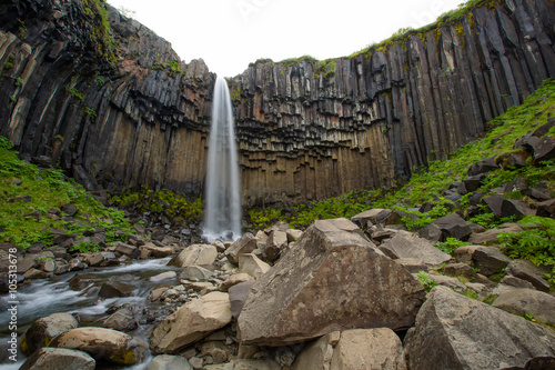 beautiful Icelandic waterfall.