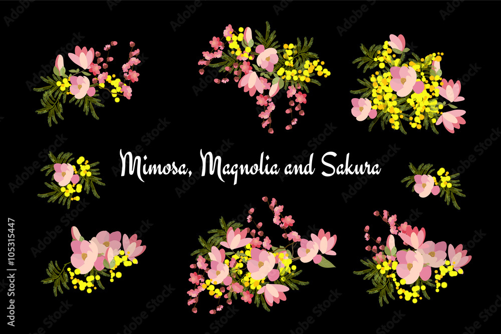 Floral background vector illustration Floral background vector illustration