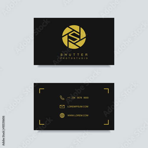 photography business card template