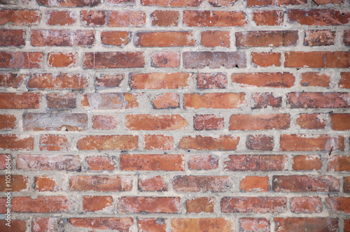 photo of a wall from red brick