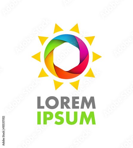 Creative logo with Shutter