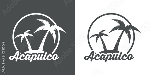 Icono plano Acapulco #1