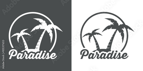 Icono plano Paradise #1