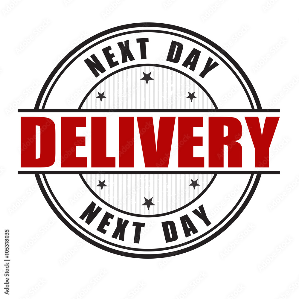 Next day delivery stamp Next day delivery stamp
