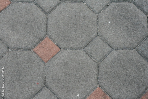 Pattern of cement brick floor background