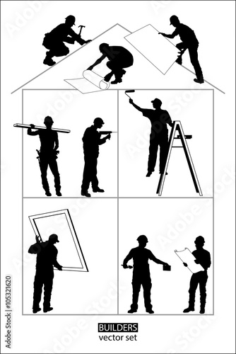 Shapes of Men builders at work