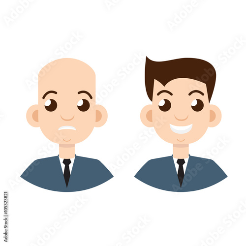 Stages of hair loss