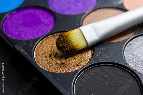 Professional pallet of eyeshadow