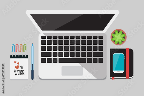 Business Flat lay
