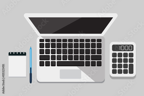 Business Flat lay