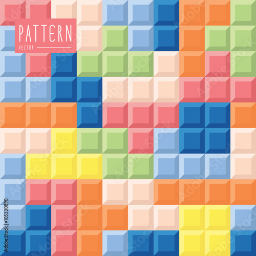 Seamless pattern contemporary and modern that you can change col