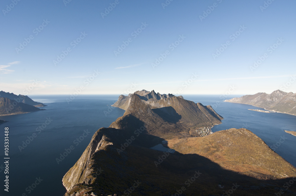 Norway, island Senja / Beautiful, idyllic Senja is Norway's second largest island. Visitors to Senja may enjoy the sea, mountains, beaches, fishing villages and inland areas.