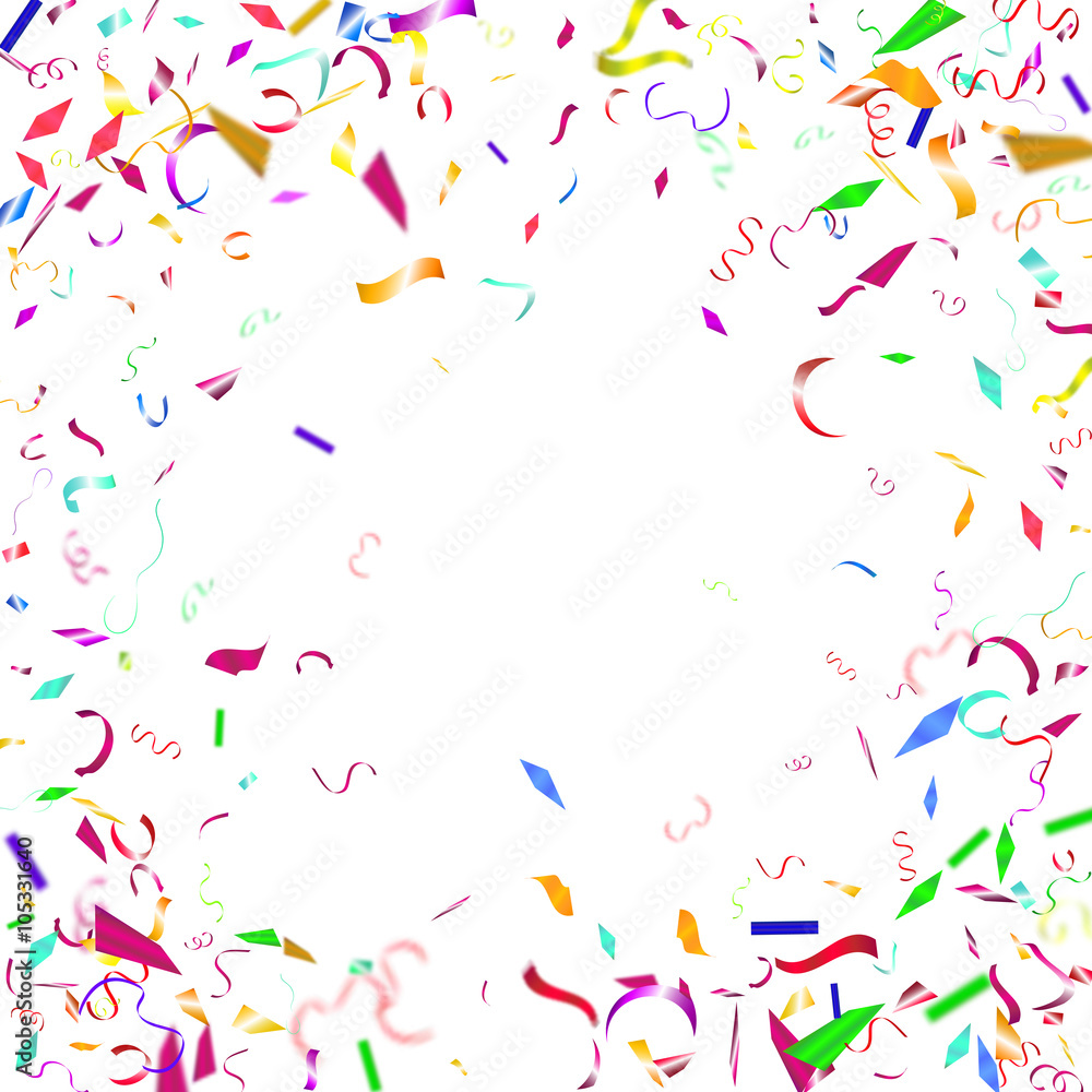 Abstract colorful confetti background. Isolated on the white. Abstract colorful confetti background. Isolated on the white.
