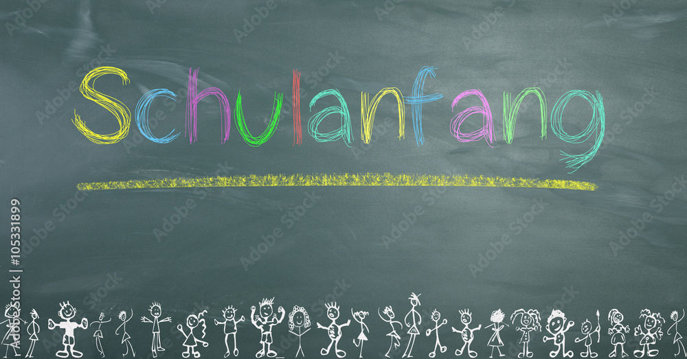 Fototapeta premium Schulanfang
