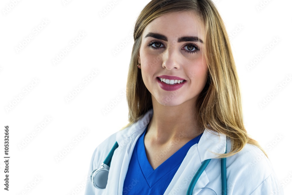 Smiling doctor looking at camera Smiling doctor looking at camera