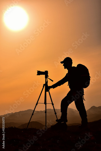 günbatımı ve fotoğrafçı