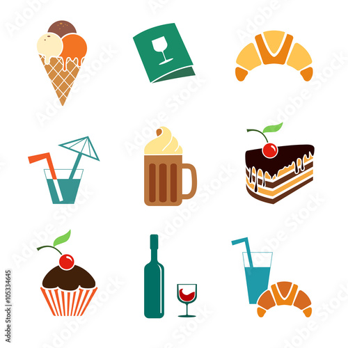 Food and drink icons 