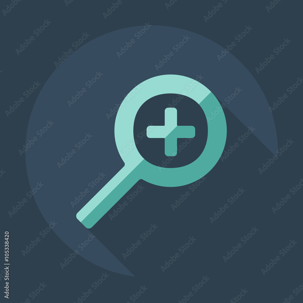 Flat modern design with shadow icon player Flat modern design with shadow icon player