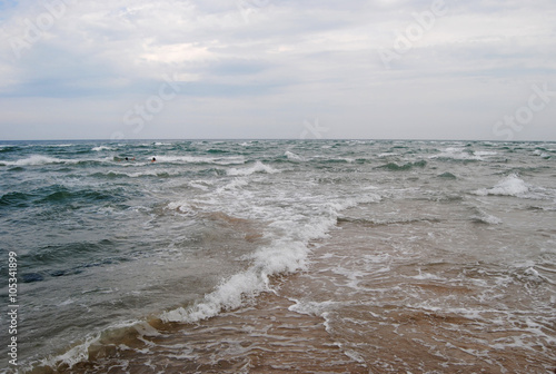 Grenen in Denmark where Ocean Kattegat meets Skagerrak
