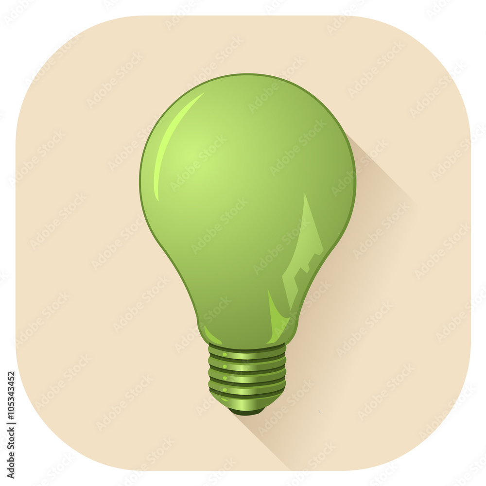 Vector illustration of a green light bulb.
Energy consumption and conservation concept. Vector illustration of a green light bulb.
Energy consumption and conservation concept.