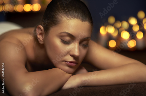 .Glowing skin of attractive woman