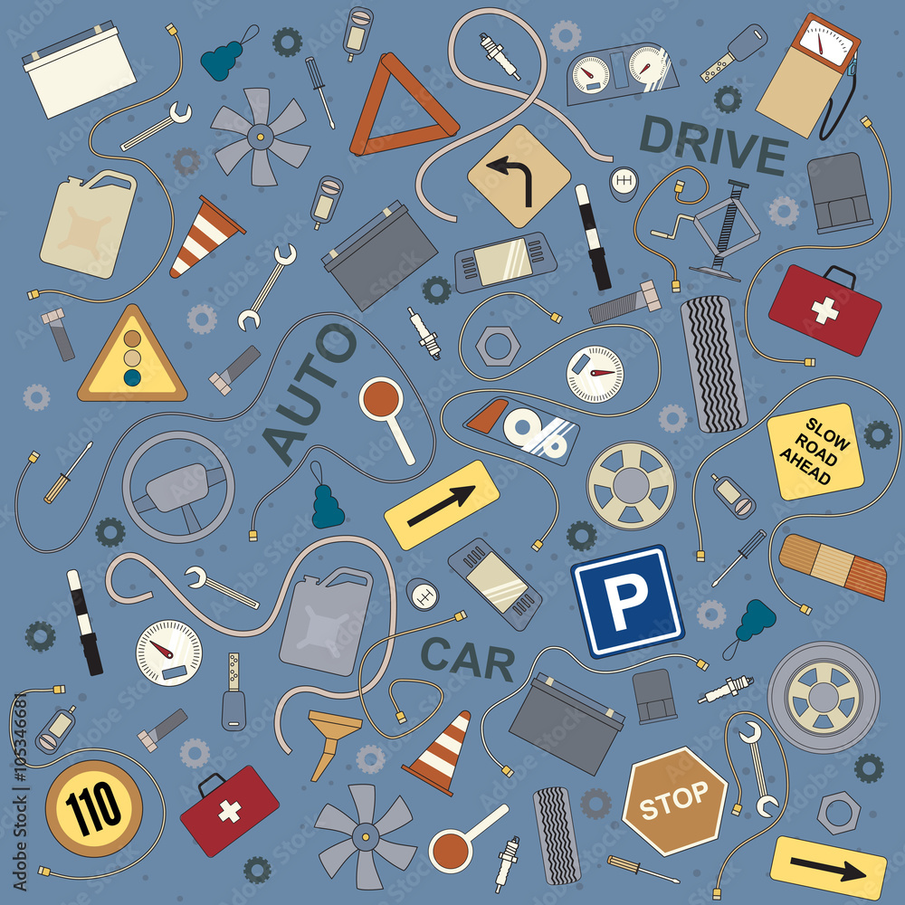 Pattern car style pattern. Pattern car style pattern.