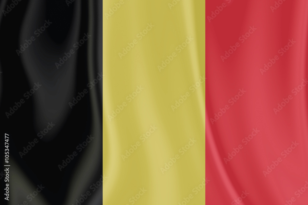 Obraz premium flaga belgii