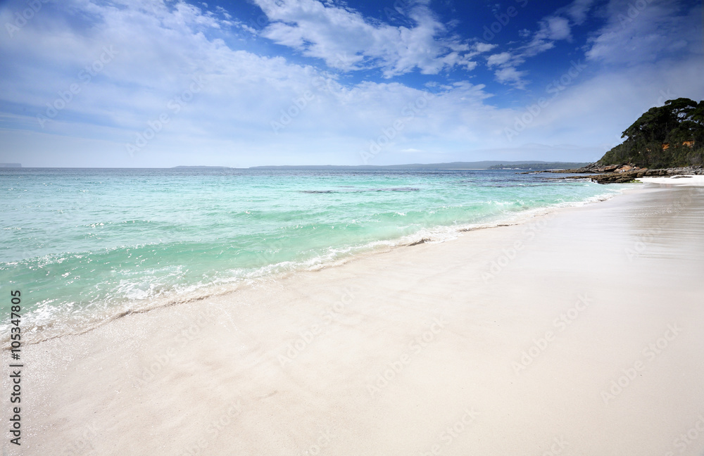 Beautiful beach in Jervis Bay, Australia