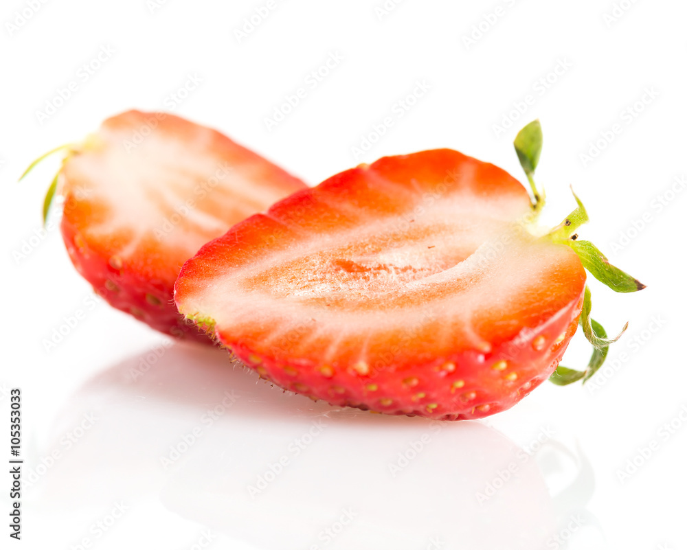 Ripe red strawberries Ripe red strawberries