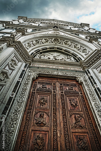 close up of Santa Croce front door