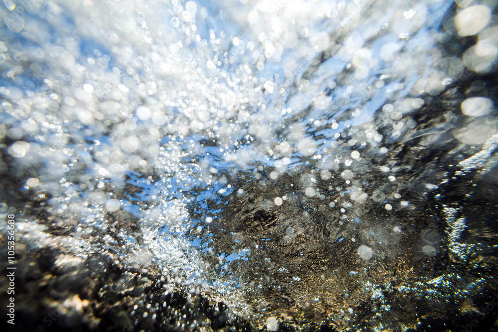 abstract underwater bubbles with bokeh abstract underwater bubbles with bokeh